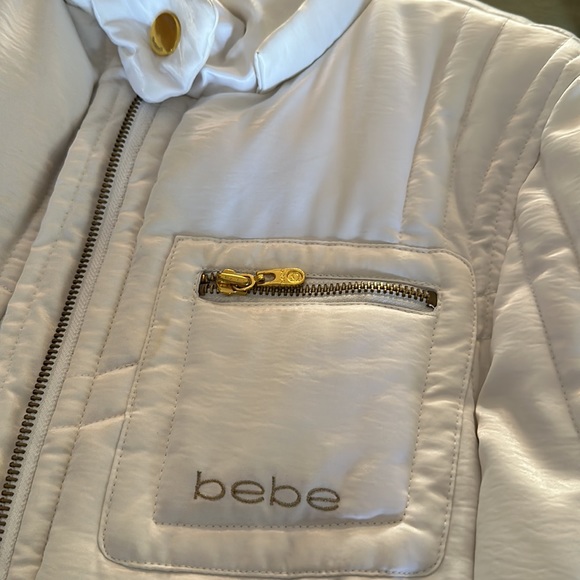 White Bebe Puffer Coat - Picture 7 of 12